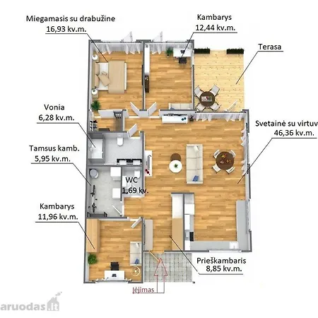 Pavilnis House Holiday home *
